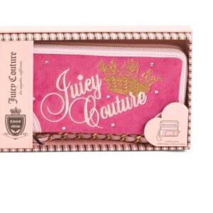 JUICY COUTURE large velour wallet NIB